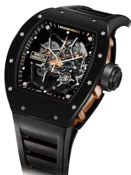 Richard Mille RM 035 Black Toro Replica Watch